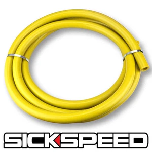 2 METERS YELLOW SILICONE HOSE FOR HIGH TEMP VACUUM ENGINE BAY DRESS UP 12MM P6 - Picture 1 of 1