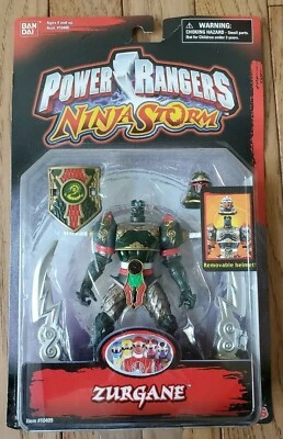 Power Rangers Ninja Storm 5" Evil Alien Zurgane NUEVO sellado de fábrica 2003 Foto 1 de 3