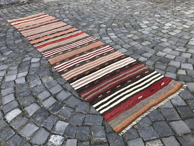 Tapete turco antigo tapete de área boêmio tapete Oushak tapete vintage tapete de lã feito à mão - Imagem 1 de 4