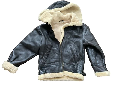 Chaqueta de Piloto De Colección USAF Tipo G8 Forro de Piel de Oveja Genuina - Excelente Estado Foto 1 de 4