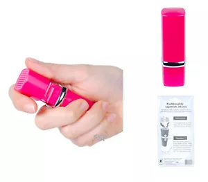 Lápiz labial alarma defensa personal seguridad de emergencia - ROSA - Imagen 1 de 6