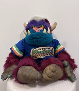 De colección 1986 My Football Monster 26" Peluche con Camiseta Original ¡SÚPER RARA! - Imagen 1 de 9