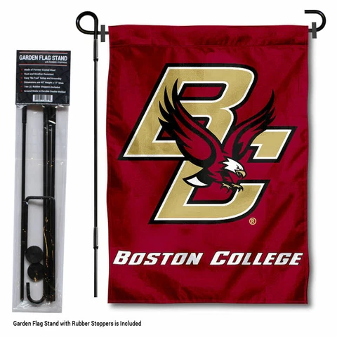 Boston College Eagles Garden Flag and Yard Stand Included Cover