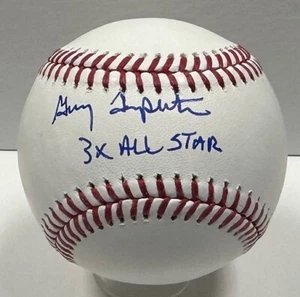 Padres GARRY TEMPLETON Signed Official MLB Baseball AUTO w/ 3 x All Star - BAS - Picture 1 of 1