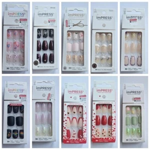 KISS IMPRESS NAILS NO GLUE NEEDED NEW DESIGNS BUY 1 GET 1 FREE!! - Picture 1 of 14