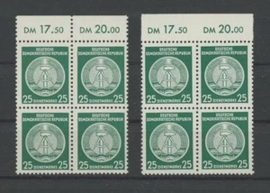 DDR DIENST A 23 x OR-4er-BLOCK`s dgz + ndgz ** Mi. 24.- m1420 - Bild 1 von 1