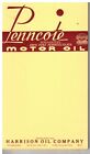 1950s Note Pad Penncoke Motor Oil Harrison Oil Co.