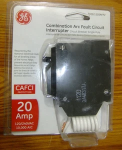 GE 20 Amp 1 polo CAFCI THQL1120AFP2 interruttore - Foto 1 di 4