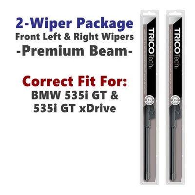 Limpiaparabrisas 2pk limpiaparabrisas de haz para BMW 535i GT 2017, 535i GT xDrive - 19260/190 Foto 1 de 4