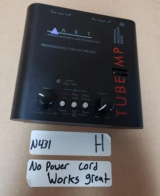 ART TUBE MP PROFESSIONAL TUBE MIC PREAMPLIFIER ! N431 H - Image 1 of 4