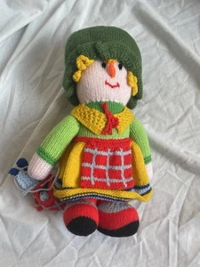 Hand Knitted Soft Toy Dolly - Homemade - Cute n Cuddly - Picture 1 of 5