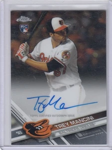 2017 Trey Mancini Topps Chrome On Card ROOKIE AUTO - TM Baltimore Orioles RC QTY - Picture 1 of 1
