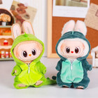 1pc 13cm Plush Doll Clothes 6-Piece Set – Dinosaur Animal Outfit with Hat - NEW