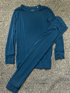 Posh Peanut Sailor Blue Bamboo Long Sleeve Pajamas 6t - Picture 1 of 6