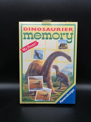 Dinosaurier Memory mit Poster Ravensburger 1992 ✅ NEU & SEALED ✅ - Bild 1 von 4