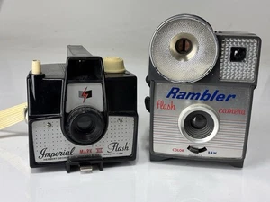 Vintage Kameras 2er Set Imperial und Rambler Display Deko  - Bild 1 von 2