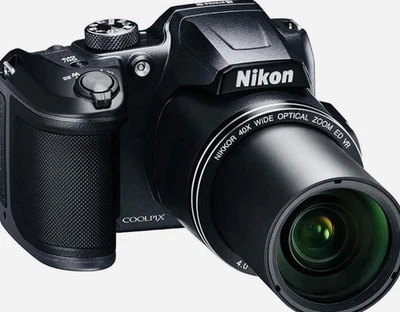 Nikon COOLPIX B500 16MP 40x Optical Zoom Digital Camera w/ Built-in WiFi - Black - Image 1 of 4