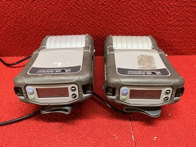 Used Set of 2 Zebra Thermal Label Printers Plus Wireless Bluetooth #QL320 Mobile - Image 1 of 4