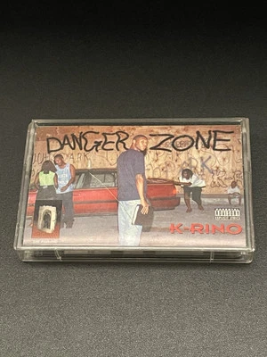 K-Rino - Danger Zone -- Rare Cassette G-FUNK/GANGSTA/RAP TEXAS - Image 1 of 3