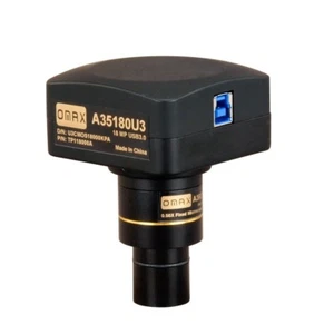 Cámara digital microscopio USB3 OMAX 18,0 MP + diapositiva de calibración + software WIN/iOS  - Imagen 1 de 8