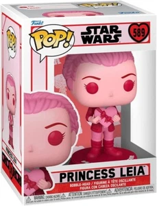 Funko - POP Star Wars: Valentines S3 - Leia Totalmente Nuevo En Caja - Imagen 1 de 3