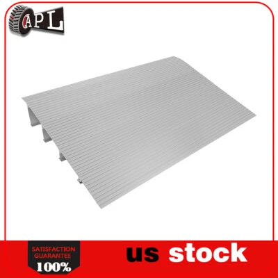 Rampa de umbral de puerta para sillas de ruedas 800 lb 4" herramienta de rampa de aluminio de elevación ajustable Foto 1 de 4