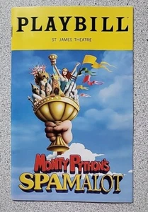 Febrero 2024 Monty Python's SPAMALOT: comedia Playbill libro musical St James Theatre - Imagen 1 de 8