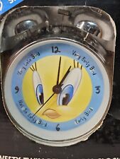 Warner Brothers Tweety Bird Alarm Clock 1998.  New in Box