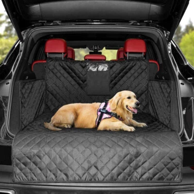 Pet Car Boot Liner Protector For Dogs Universal Car Boot Cover Waterproof Black - Image 1 of 4