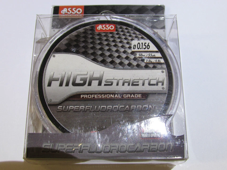  Asso HIGH STRETCH Fluorocarbon 50 mt. Professional Grade - Immagine 1 di 1