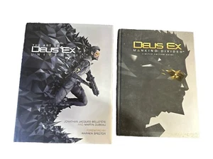 Lot Of 2 The Art of Deus Ex Universe by Paul Davies & Mankind Divided LE Guide - Picture 1 of 10