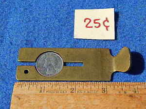 1940-1942 Wurlitzer 700 800 750 780 850 850A Coin Slide - 25 cent brass repro