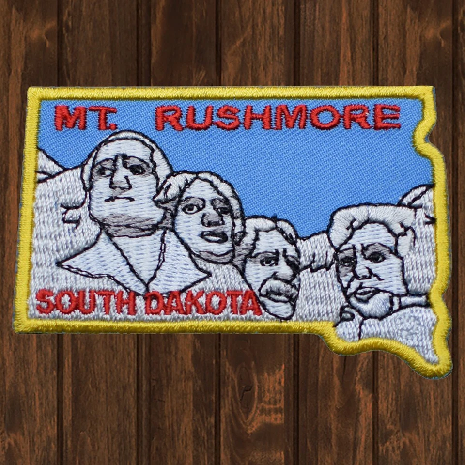 Mount Rushmore Embroidered Patch — Iron On - Image 1 of 1