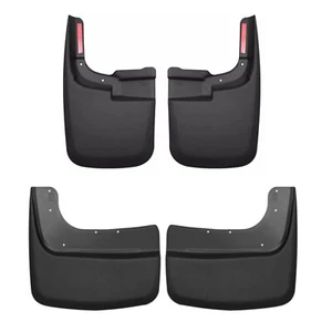 Husky Liners Front & Rear Black Mud Guards for Ford F350 F450 Super Duty Dually - Picture 1 of 11