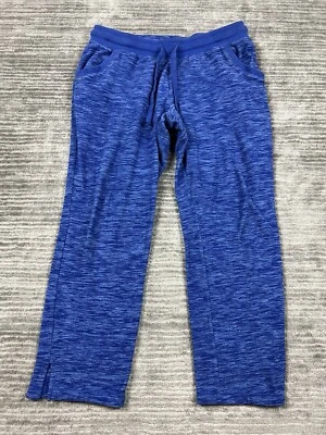 Pantalones deportivos St Johns Bay para mujer grandes azules jaspeados bolsillos de poliéster Foto 1 de 4