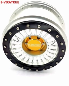 E-VIRATRUE Aluminum Wheel Fits PRO-Line MX43 Tire For TRAXXAS XMAXX 1/5 (1pcs) - Picture 1 of 7