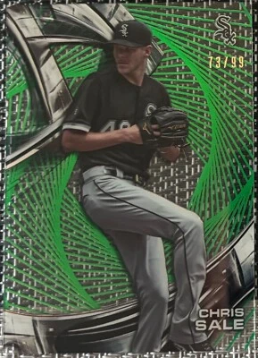 2016 Topps High Tek GREEN Rainbow #HTCSA Chris Sale SP #d /99 - Image 1 of 2