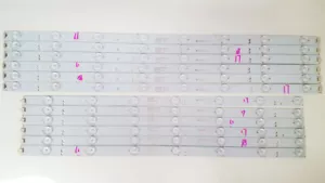 RCA RLD5515A-D LED Light Strips Complete Set of 12 210-108-1035H & 210-108-1036H - Picture 1 of 2