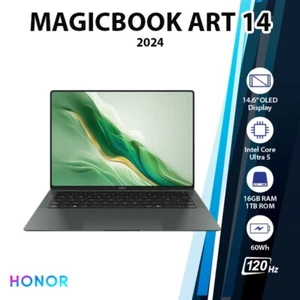 Honor MagicBook Art 14 2024 Ultra 5 Windows PC Laptop (Green/16GB+1TB/NEW) - Picture 1 of 14
