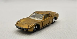 Vintage Matchbox Superfast No. 33 Lamborghini Miura Gold Lesney Made England  - Picture 1 of 12
