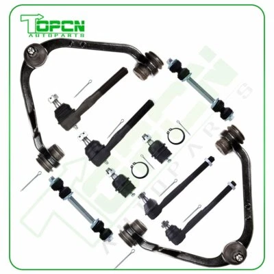 10x Front Control Arms Tie Rod Ends Ball Joints For 1997-2002 03 Ford F-150 RWD Foto 1 de 4