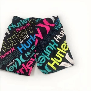 Hurley Boy's 4 Way Stretch Quick Dry Back Pocket Swim Shorts - Picture 1 of 2