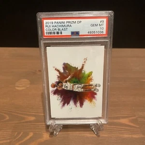 Rui Hachimura 2019 Prizm Draft Picks Color Blast Rookie PSA 10 #9 Gonzaga SSP - Picture 1 of 2