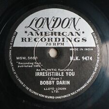 Bobby Darin NLK9474 LP 78 RPM 10" English India Record-2809