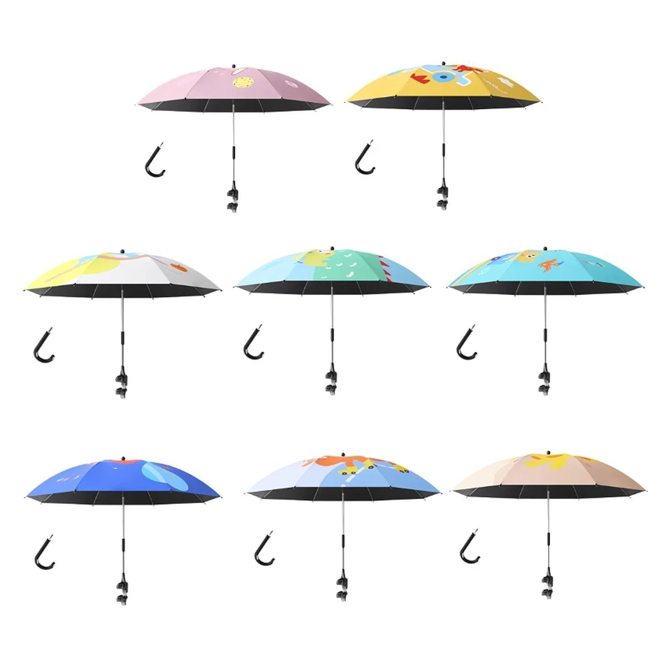 MARKENLOS Baby Kinderwagen Regenschirm Sonnenschutz Strand Regenschirm für Golfrad im