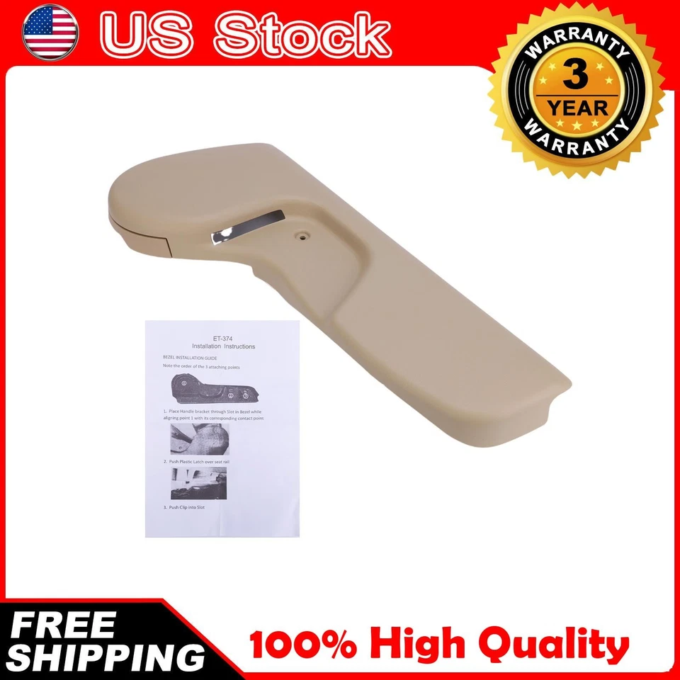 Front Driver Side Tan/Beige Seat Trim Bezel LH Fit Toyota Tacoma 2001-2004 - Imagem 1 de 4
