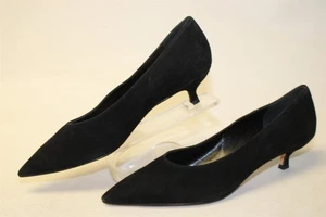 kate spade new york NEW Pointed Toe Kitten Heel Suede Pumps Womens 7.5 M Shoes - Picture 1 of 24