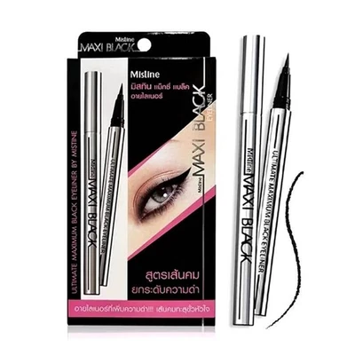 Delineador de ojos Mistine Maxi negro Ultimate Sharp Extreme Acrylamides copolímero 1 pieza Foto 1 de 3