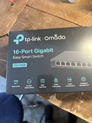 TP-Link Omanda 16-Port Gigabit Ethernet switch ds116ge - Image 1 of 2