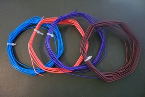 58 Fuß 20 AWG massiver Kern versilbert 600 V Teflon/PTFE Draht Vakuumröhre Audio - Bild 1 von 2